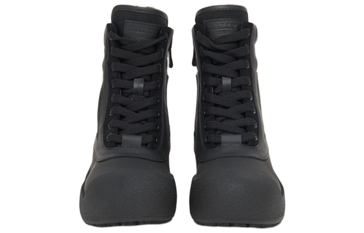 Shop (Women) BALLY Leather Lace-Up Ankle Boots 'Black Fashion' 6239733