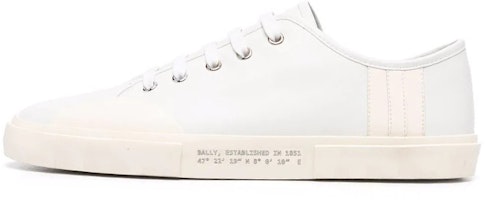 (Women) BALLY Leather Lace-Up 'Fashion White' 6226173 (Women) BALLY Leather Lace-Up 'Fashion White' 6226173