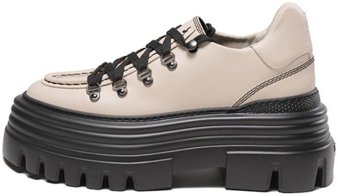 (Women) BALLY Leather Lace-Up Platform 'Ghost White' 6301916 Buy (Women) BALLY Leather Lace-Up Platform 'Ghost White' 6301916