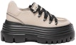 Order (W) BALLY Leather Lace-Up Platform 'Ghost White' Kulit Putih Platform Kasut. 6301916