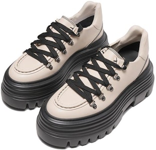 (W) BALLY皮革系带厚底鞋‘幽灵白’ 6301916 Lookbook (W) BALLY皮革系带厚底鞋‘幽灵白’ 6301916