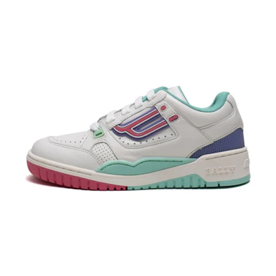(W) BALLY Leather Lace-Up Sneaker 'White'