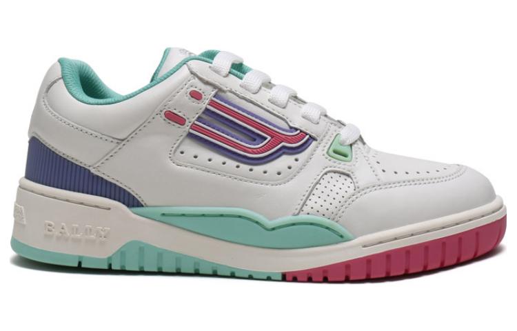 (W) BALLY Leather Lace-Up Sneaker 'White' 圖 2