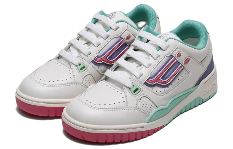 (W) BALLY Leather Lace-Up Sneaker 'White' 圖 3