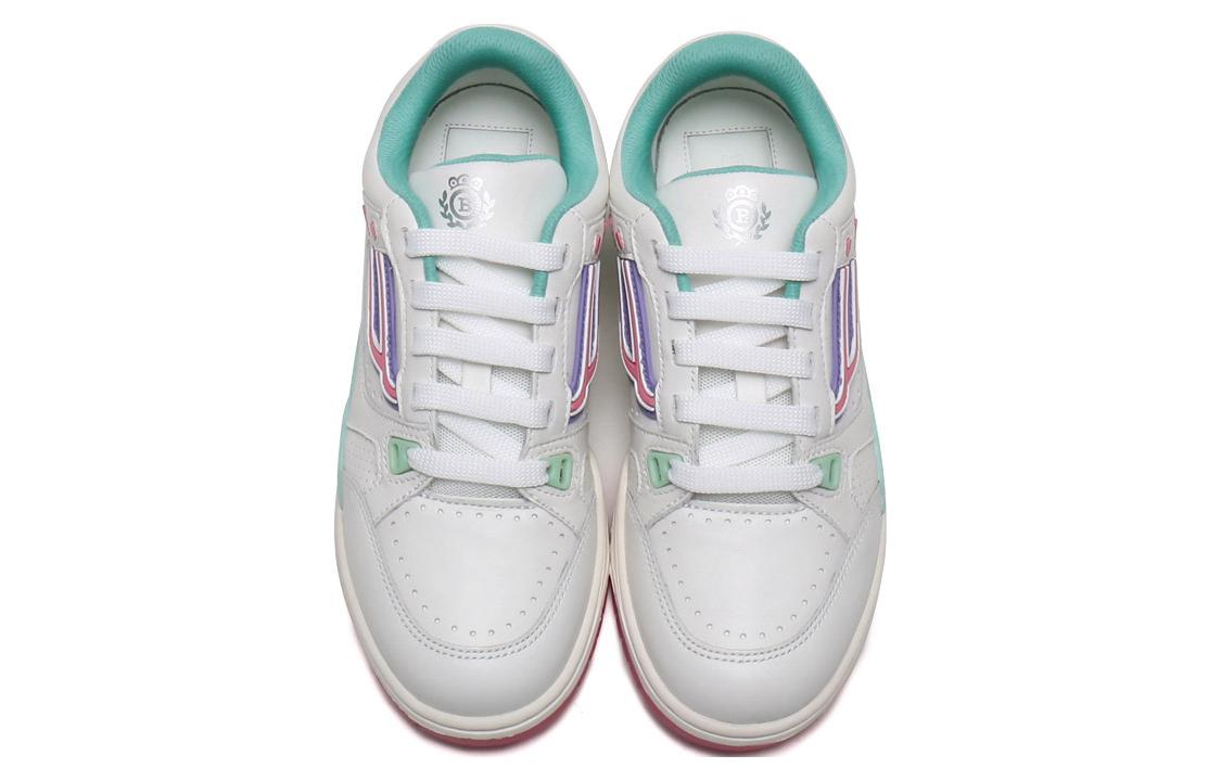 (W) BALLY Leather Lace-Up Sneaker 'White' 圖 4