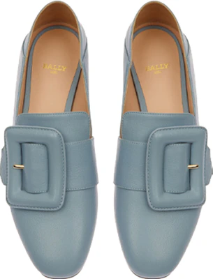 BALLY巴利 皮革 套穿 時尚 樂福鞋 女款 藍色 Lookbook BALLY巴利 皮革 套穿 時尚 樂福鞋 女款 藍色