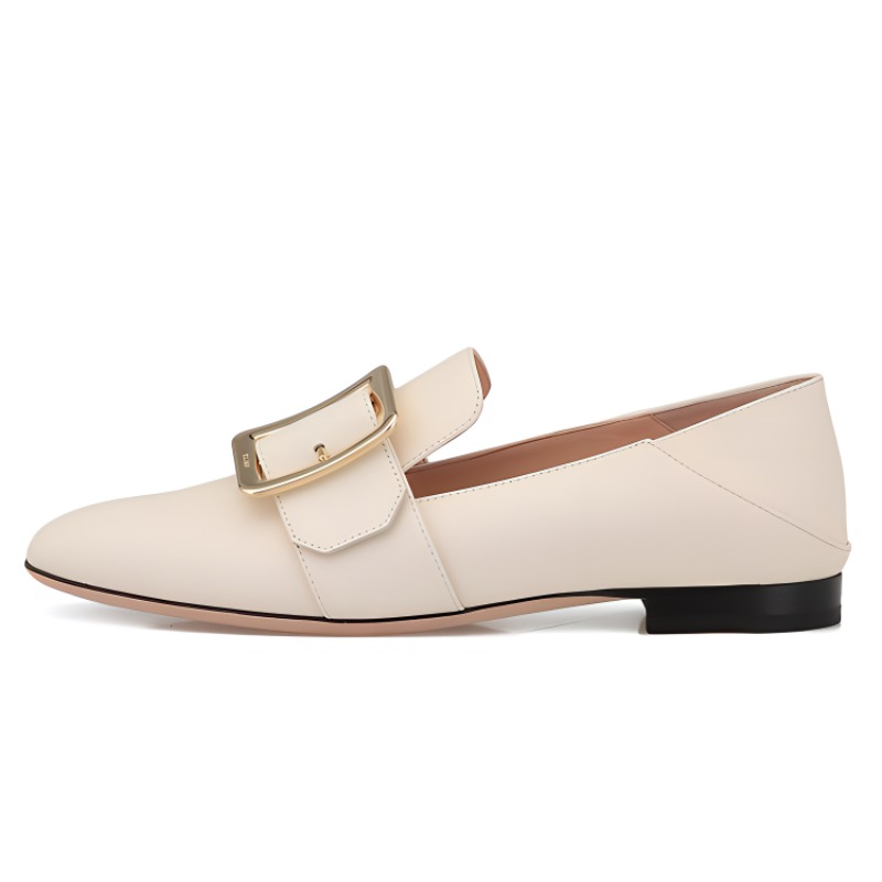 (W) BALLY Leather Loafers 'Pink'