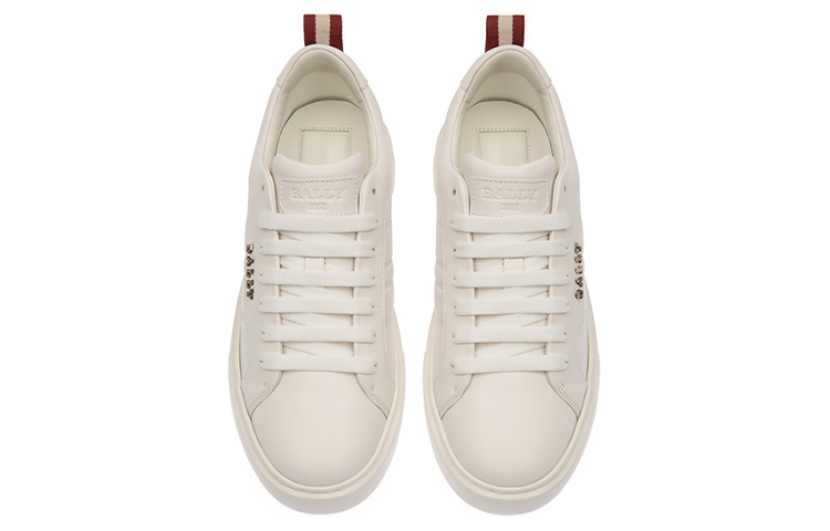 Lookbook (W) BALLY Leren Lage Sneakers ''Fashion White'' WK0050NA003U001