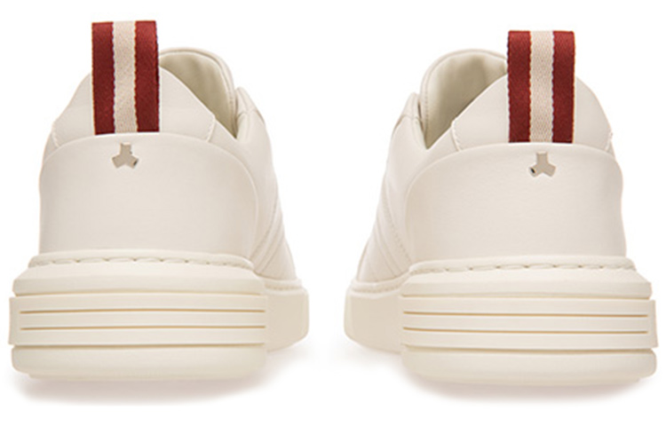 Shop (W) BALLY Leren Lage Sneakers ''Fashion White'' WK0050NA003U001