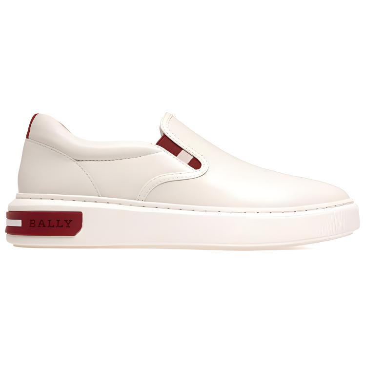 Order (W) BALLY Scarpe Basse in Pelle ''Bianco'' 6234765