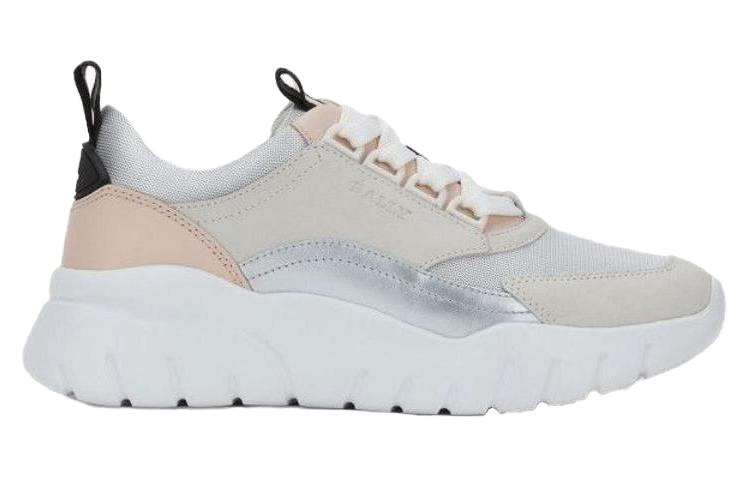 (W) BALLY Leather Low-Top Lace-Up 'Beige' 圖 2