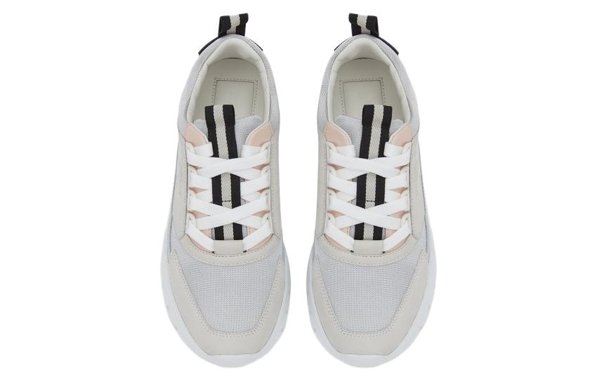 (W) BALLY Leather Low-Top Lace-Up 'Beige' 圖 3