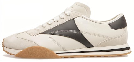 (Women) BALLY Leather Low-Top Lace-Up 'Beige Black' 6305207 (Women) BALLY Leather Low-Top Lace-Up 'Beige Black' 6305207