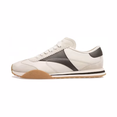 (W) BALLY Leather Low-Top Lace-Up 'Beige Black'
