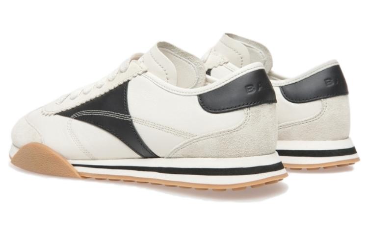 Shop (W) BALLY Kulit Low-Top Lace-Up 'Beige Hitam' 6305207