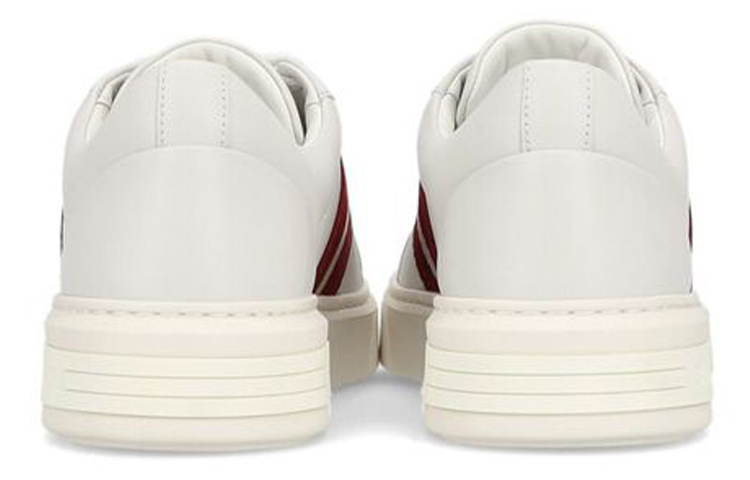 Lookbook (W) BALLY Kulit Low-Top Lace-Up 'Putih Merah' 6303437
