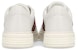 (W) BALLY Kulit Low-Top Lace-Up 'Putih Merah' 6303437