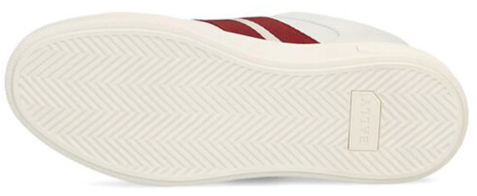 (W) BALLY Kulit Low-Top Lace-Up 'Putih Merah' 6303437 Shop (W) BALLY Kulit Low-Top Lace-Up 'Putih Merah' 6303437