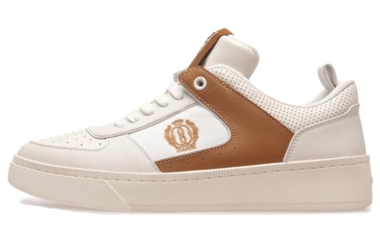 Buy (W) バリー レザー ローカットスニーカー 茶白 6305779