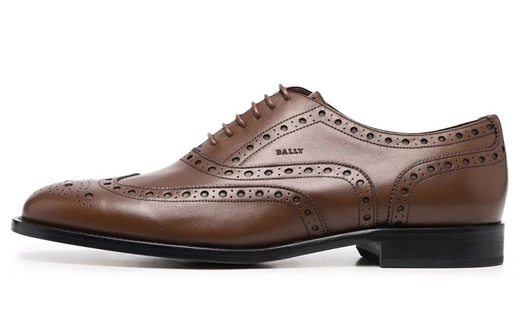 (Women) BALLY Leather Low-Top Sneakers 'Brown' 6220199