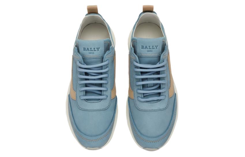 Lookbook (W) BALLY Leren Sneakers ''Blauwe Comfort Casual'' 6303440