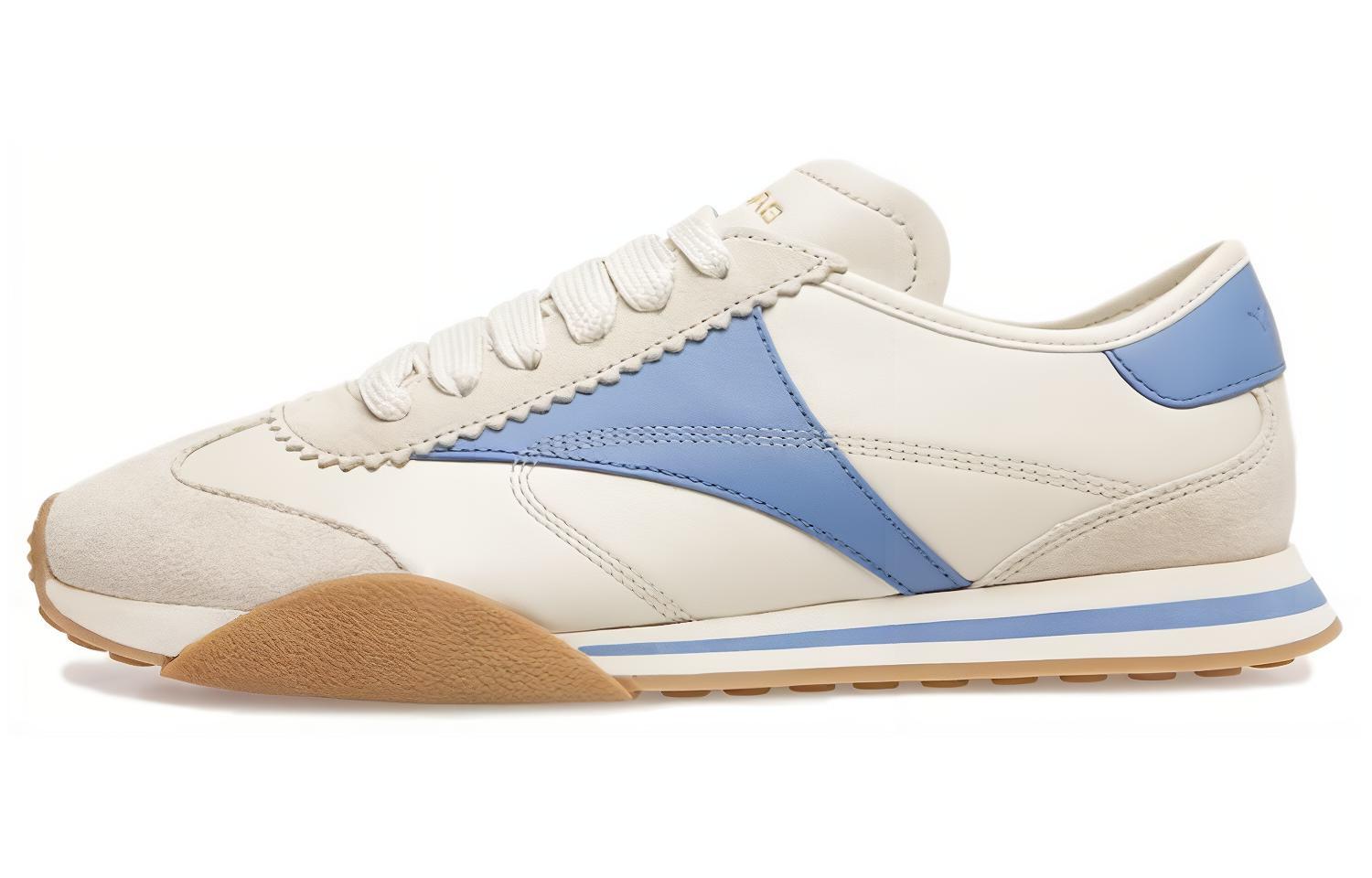 (Women) BALLY Leather Low Top 'Beige Blue' 6305208