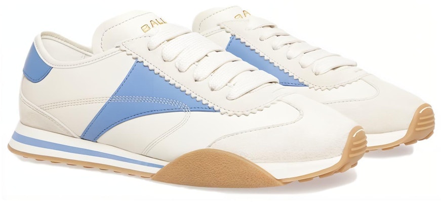 (Women) BALLY Leather Low Top 'Beige Blue' 6305208 Lookbook (Women) BALLY Leather Low Top 'Beige Blue' 6305208