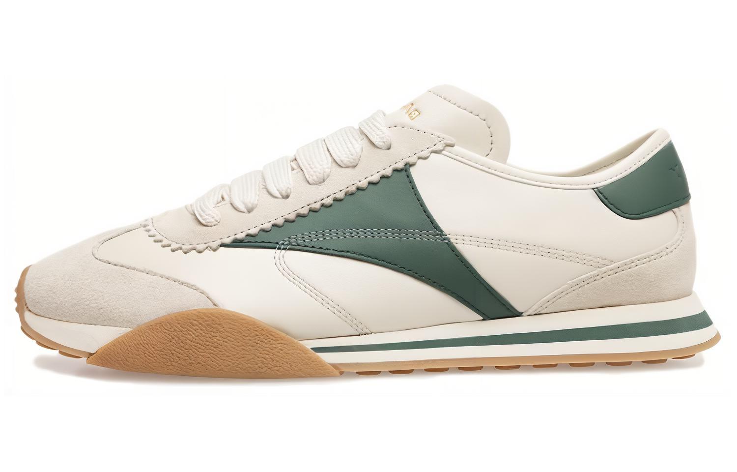 (Women) BALLY Leather Low Top 'Beige Green' 6304792