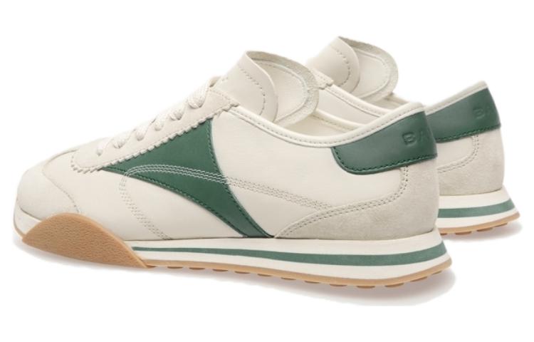 Shop (Women) BALLY Leather Low Top 'Beige Green' 6304792