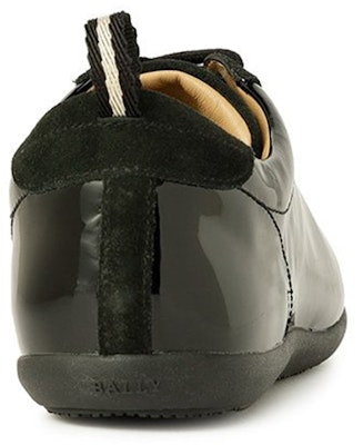 (W) 발리 블랙 패션 가죽 로우탑 6191485 Details for (W) 발리 블랙 패션 가죽 로우탑 6191485
