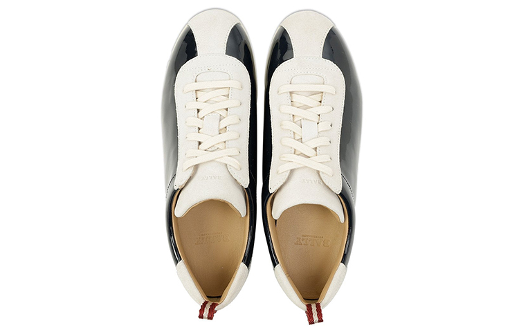 Shop (Women) BALLY Leather Low Top 'Blue and White' 6191488
