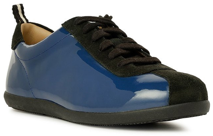 (W) BALLY Leather Low Top 'Blue Black Fashion' 圖 2