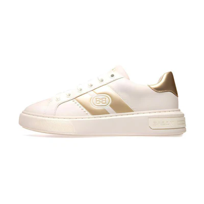 (W) BALLY Leather Low Top 'White Fashion'