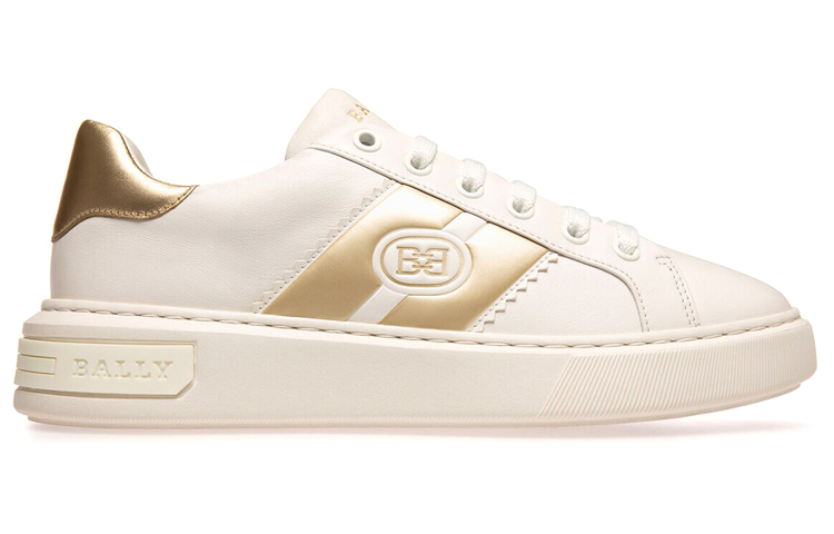 Order (W) BALLY 白色时尚款低帮皮鞋 6239690