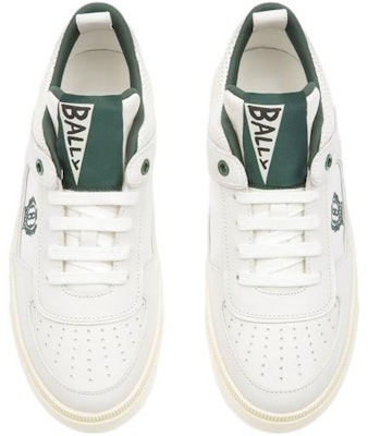 (W) BALLY Kulit Sneakers Rendah Hijau dan Putih Lelaki 6304789 Order (W) BALLY Kulit Sneakers Rendah Hijau dan Putih Lelaki 6304789