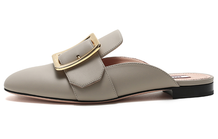 (W) BALLY Leather Mule 'Lime'