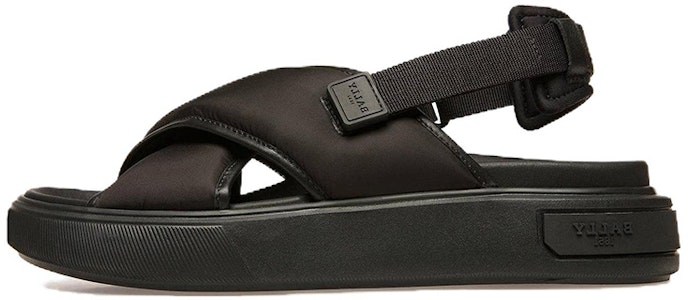 (W) Sandalias Planas Abiertas de Cuero y Nailon BALLY 'Negro' 6302868 Buy (W) Sandalias Planas Abiertas de Cuero y Nailon BALLY 'Negro' 6302868