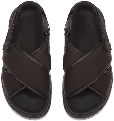 (W) Sandalias Planas Abiertas de Cuero y Nailon BALLY 'Negro' 6302868 Order (W) Sandalias Planas Abiertas de Cuero y Nailon BALLY 'Negro' 6302868