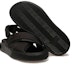 Shop (Women) BALLY Leather Nylon Open Toe Flat Sandals 'Black' 6302868