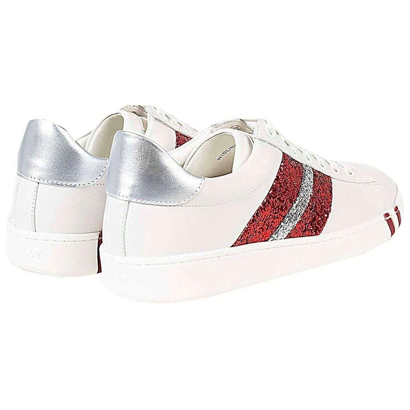 (W) BALLY Leather Patchwork Low-Top 'White Fashion' 圖 3