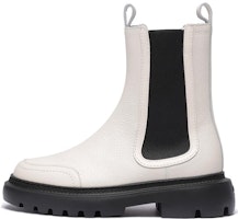 (Women) BALLY Leather Platform Chelsea Boot 'White' 6300688 (Women) BALLY Leather Platform Chelsea Boot 'White' 6300688
