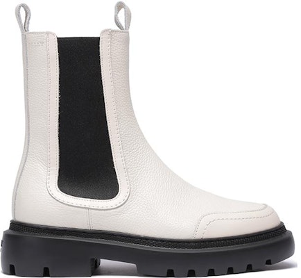 (W) バリー レザー プラットフォーム チェルシーブーツ (ホワイト) 6300688 Order (W) バリー レザー プラットフォーム チェルシーブーツ (ホワイト) 6300688