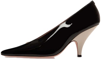 (Women) BALLY Leather Pointed Toe Slip-On Stiletto 8.5cm 'Black' 6304827 (Women) BALLY Leather Pointed Toe Slip-On Stiletto 8.5cm 'Black' 6304827