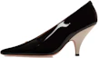 Buy (Women) BALLY Leather Pointed Toe Slip-On Stiletto 8.5cm 'Black' 6304827