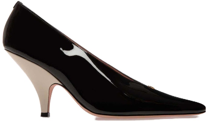 (W) BALLY Sepatu Hak Tinggi 8.5cm Kulit Hitam Slip-On wanita Toe Lancip 6304827 Shop (W) BALLY Sepatu Hak Tinggi 8.5cm Kulit Hitam Slip-On wanita Toe Lancip 6304827