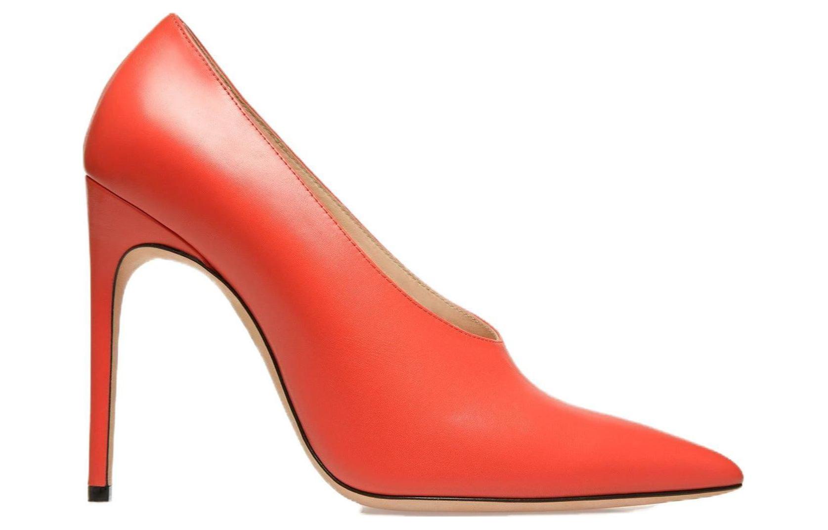 (W) BALLY Leather Pointed Toe Stiletto 'Orange' 圖 2
