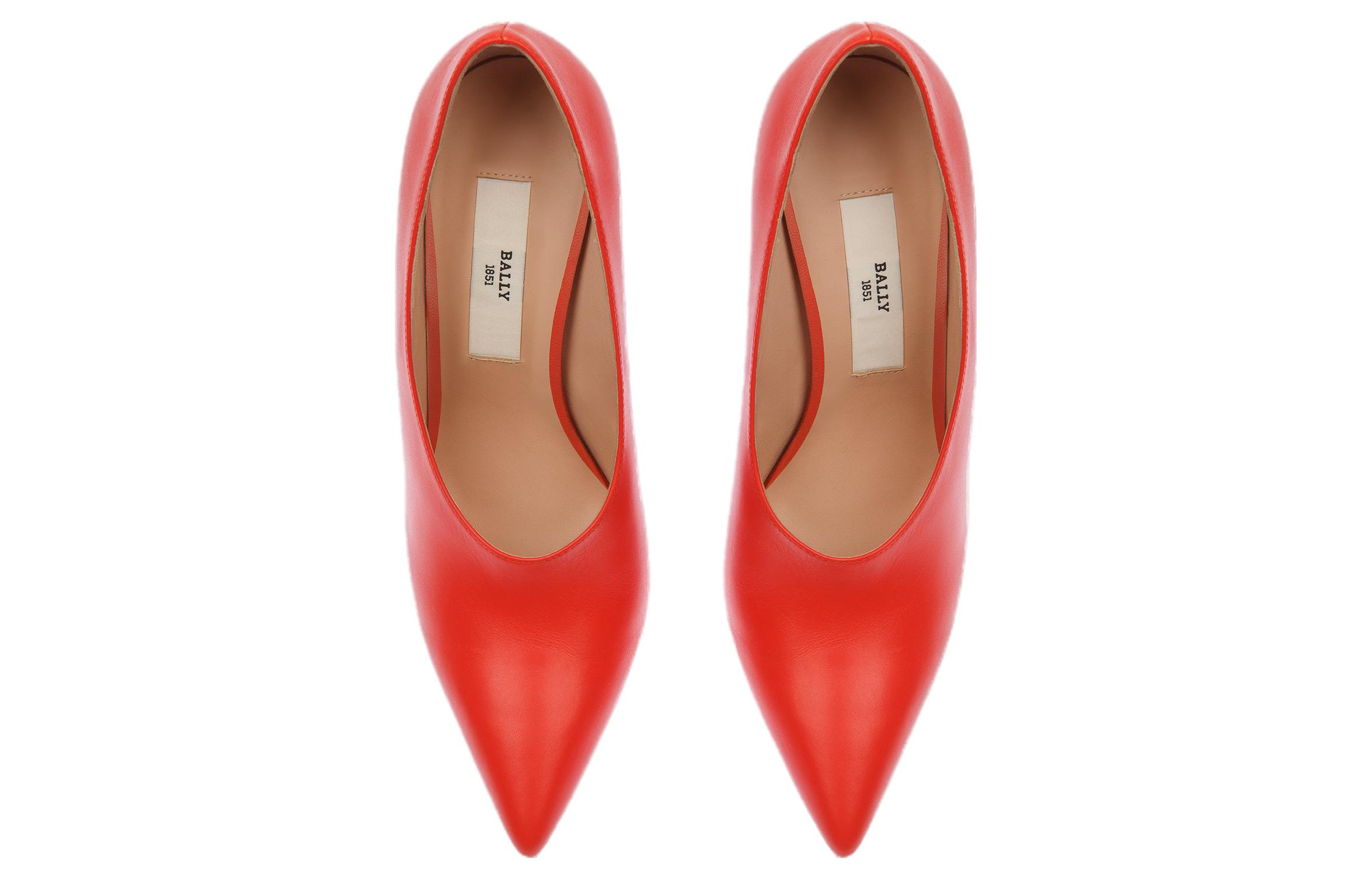 (W) BALLY Leather Pointed Toe Stiletto 'Orange' 圖 3