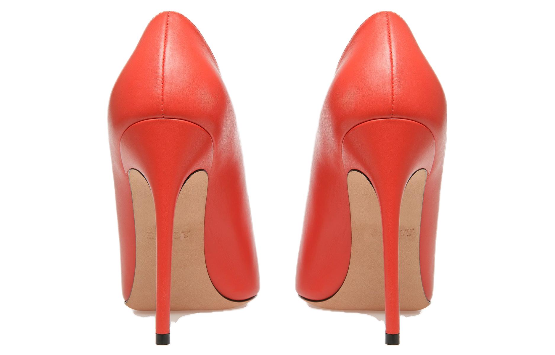 (W) BALLY Leather Pointed Toe Stiletto 'Orange' 圖 4
