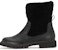 (Women) BALLY Leather Short Boot 'Faux Fur Trim Black' 6235041