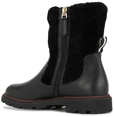(Women) BALLY Leather Short Boot 'Faux Fur Trim Black' 6235041 Lookbook (Women) BALLY Leather Short Boot 'Faux Fur Trim Black' 6235041